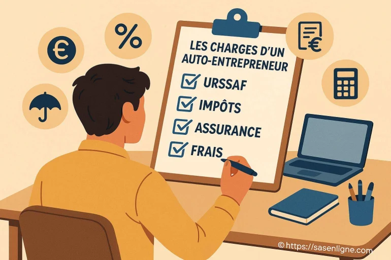 Quelles sont les charges d'un auto-entrepreneur ?