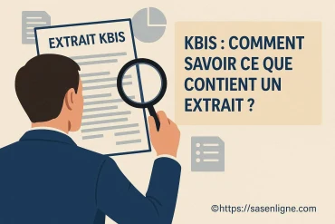 Kbis : comment savoir ce que contient un extrait ?