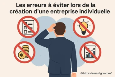 Les erreurs à éviter lors de la création d'une entreprise individuelle