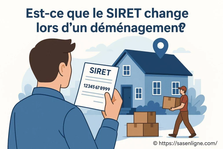 Le SIRET change-t-il lors d’un déménagement d’entreprise ?
