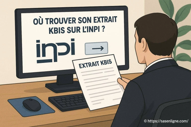 Où trouver son extrait Kbis sur l’INPI ?