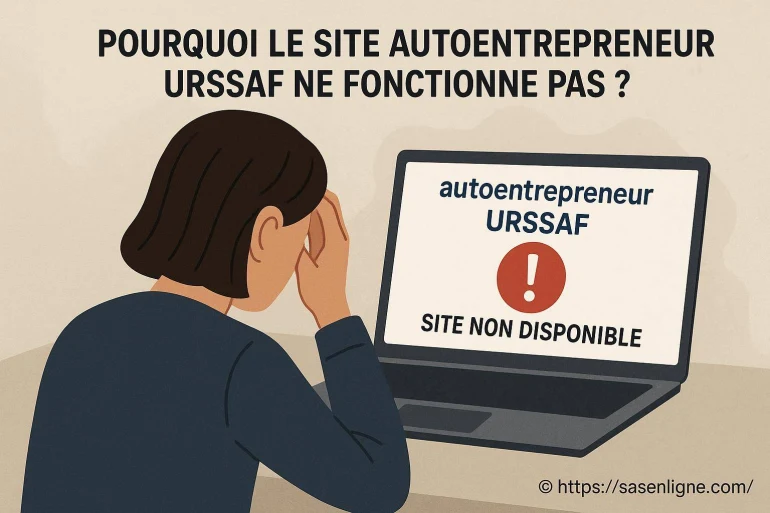 Pourquoi le site autoentrepreneur URSSAF ne fonctionne pas ?