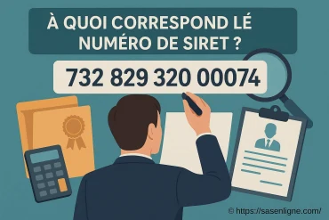 À quoi correspond le numéro de SIRET ?