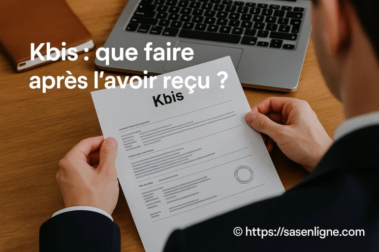 Kbis : que faire après avoir reçu votre extrait officiel ?