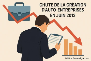 Baisse de la création d'auto-entreprises en juin 2013 selon l'insee
