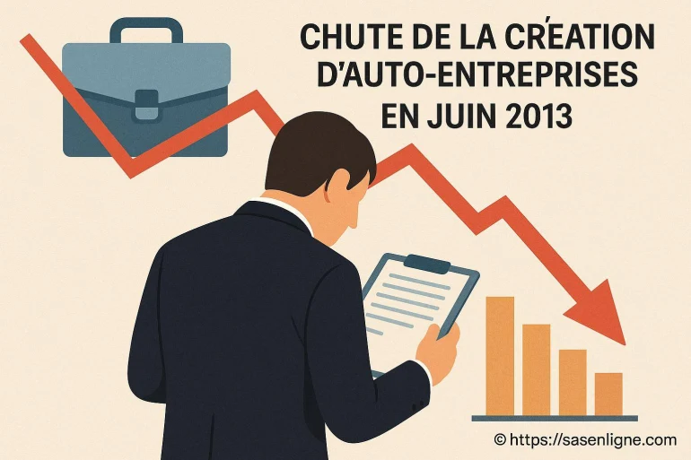 Baisse de la création d'auto-entreprises en juin 2013 selon l'insee