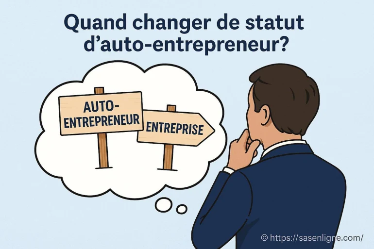 Quand changer de statut d'auto-entrepreneur ?