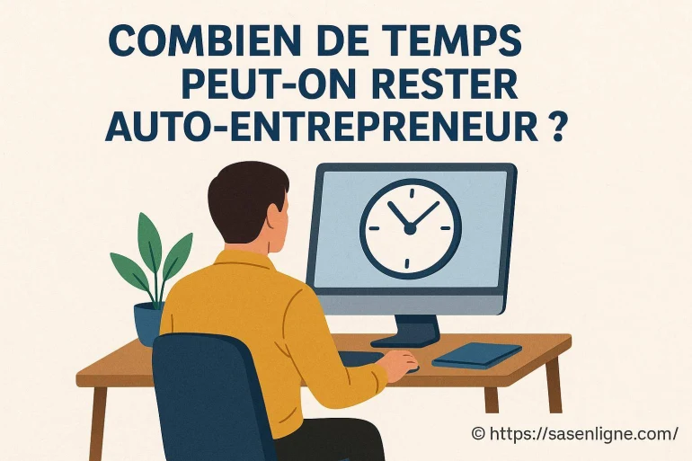 Combien de temps peut-on rester auto-entrepreneur ?
