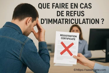 Que faire en cas de refus d'immatriculation ?