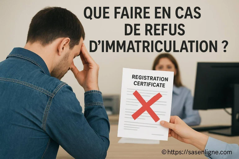 Que faire en cas de refus d'immatriculation ?