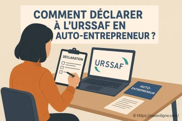 Comment déclarer à l'URSSAF en auto-entrepreneur ?