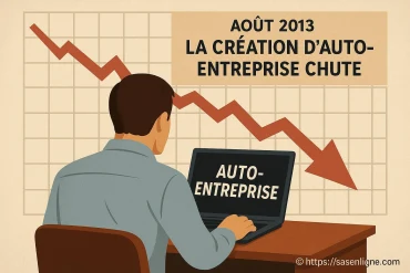 Août 2013 : la création d'auto-entreprise en forte baisse