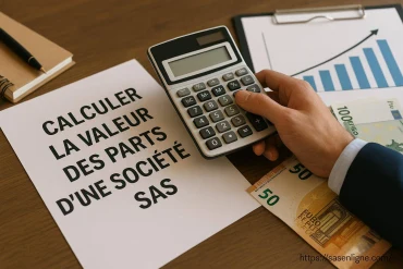 Calculer la valeur des parts d'une société SAS : quelles méthodes utiliser ?