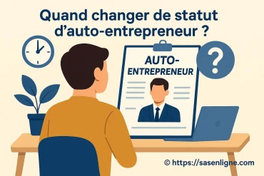 Quand changer de statut d'auto-entrepreneur ?