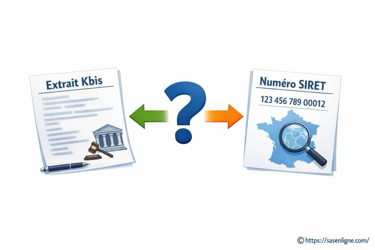 Quelle est la différence entre un Kbis et un SIRET ?