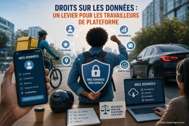 Droits sur les données un levier pour les travailleurs de plateforme