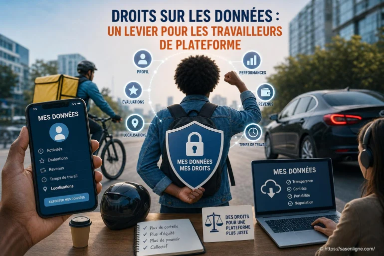 Droits sur les données un levier pour les travailleurs de plateforme