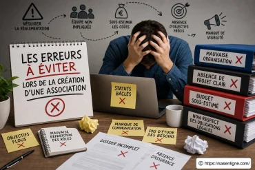 Les erreurs à éviter lors de la création d'une association pour réussir votre projet