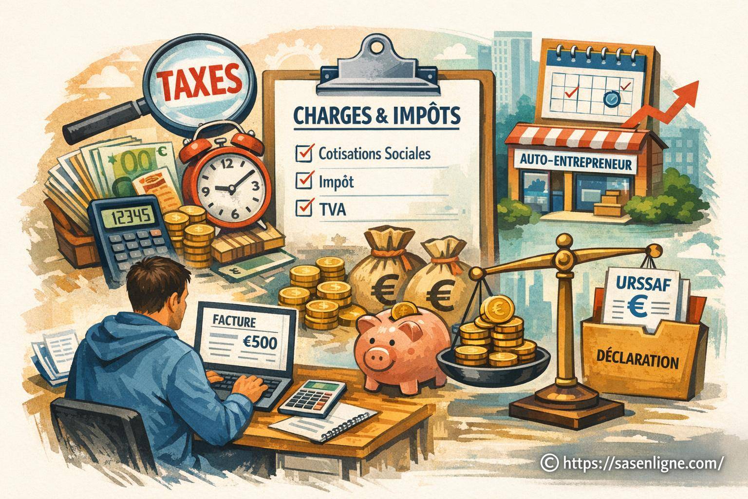 Fiscalité et charges de l'auto-entrepreneur : que faut-il savoir ?