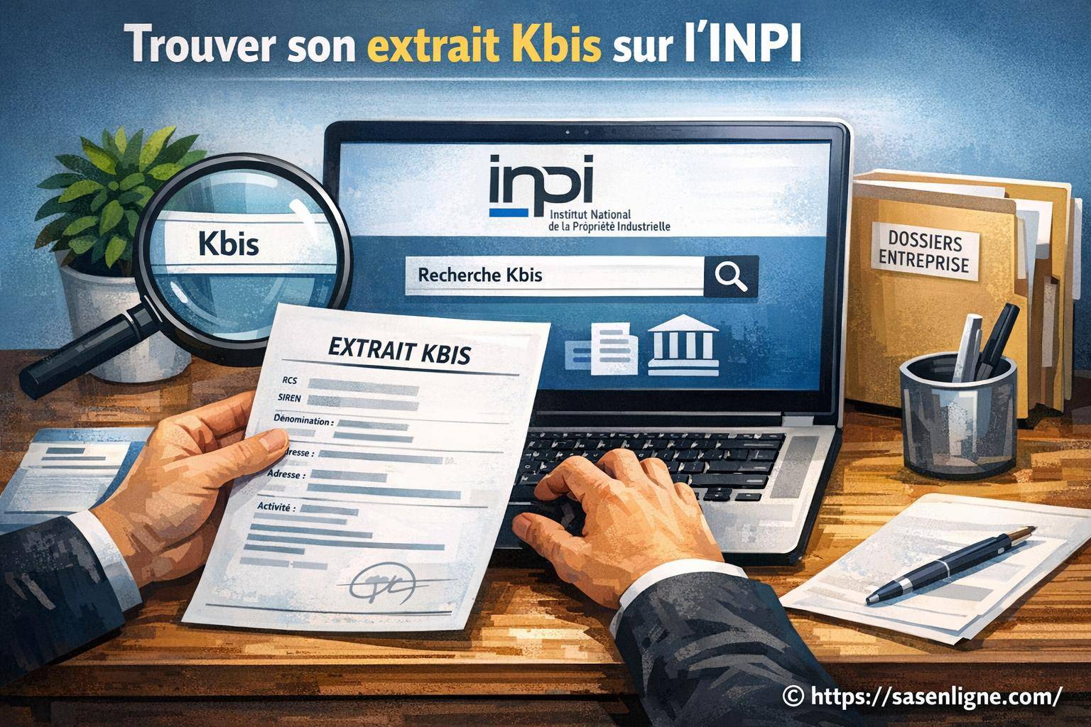 Trouver son extrait Kbis sur l'INPI : comment faire facilement ?